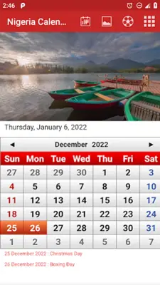 Nigeria Calendar 2022 android App screenshot 1